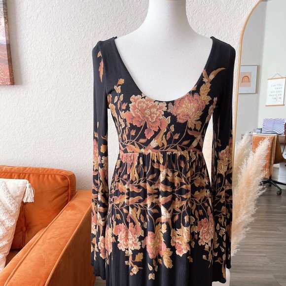 Free People Bell Sleeve Maxi Dress - Picture 2 of 7